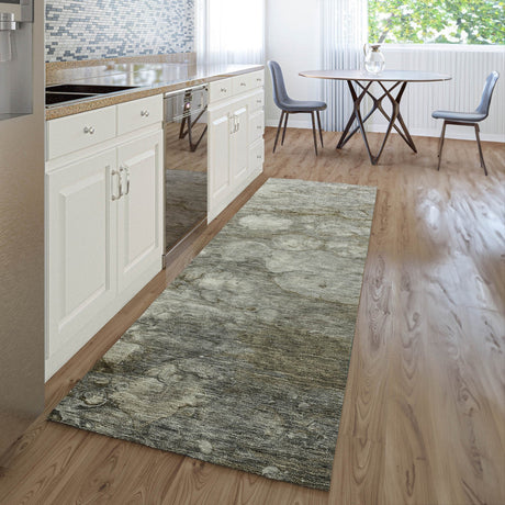 Dalyn Trevi TV7 Taupe Rug shown in a room