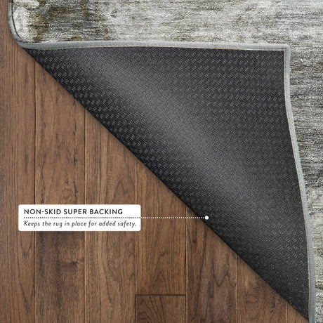 Dalyn Trevi TV7 Taupe Rug backing detail