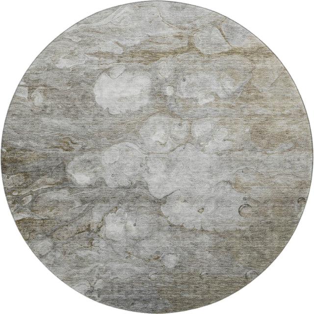 Dalyn Trevi TV7 Taupe Rug round rug