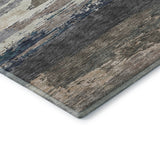 Dalyn Trevi TV8 Black Rug corner detail