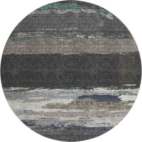 Dalyn Trevi TV8 Black Rug round rug