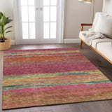 Dalyn Trevi TV8 Blush Rug shown in a room