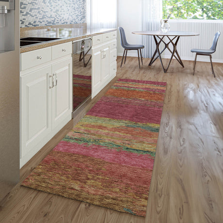 Dalyn Trevi TV8 Blush Rug shown in a room