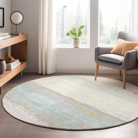 Dalyn Trevi TV8 Ivory Rug shown in a room