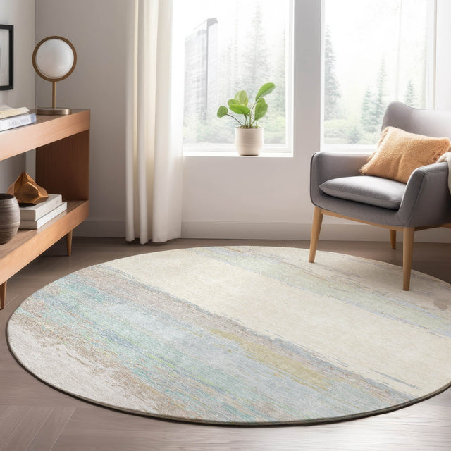 Dalyn Trevi TV8 Ivory Rug shown in a room