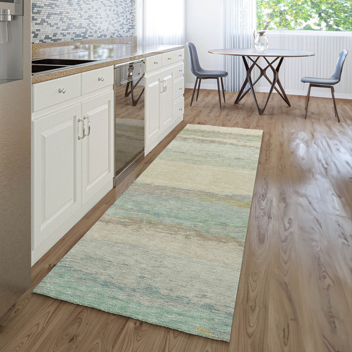 Dalyn Trevi TV8 Ivory Rug shown in a room