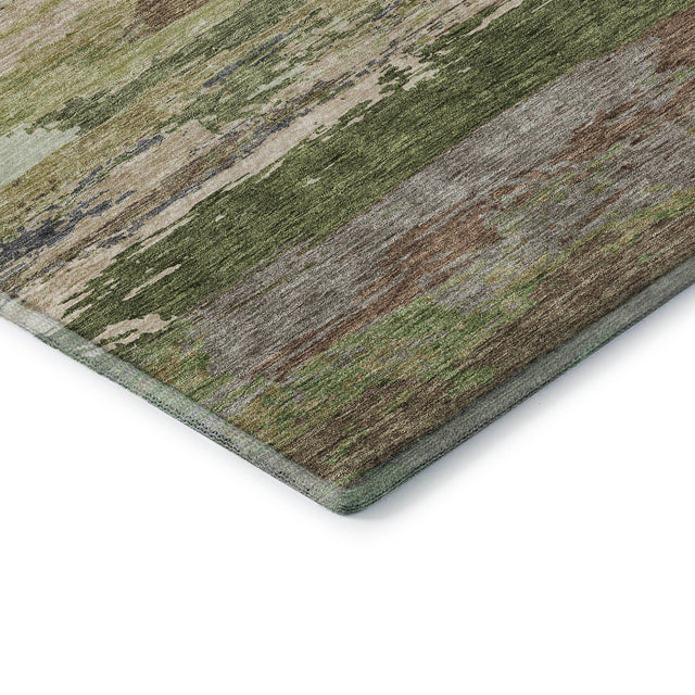 Dalyn Trevi TV8 Olive Rug corner detail
