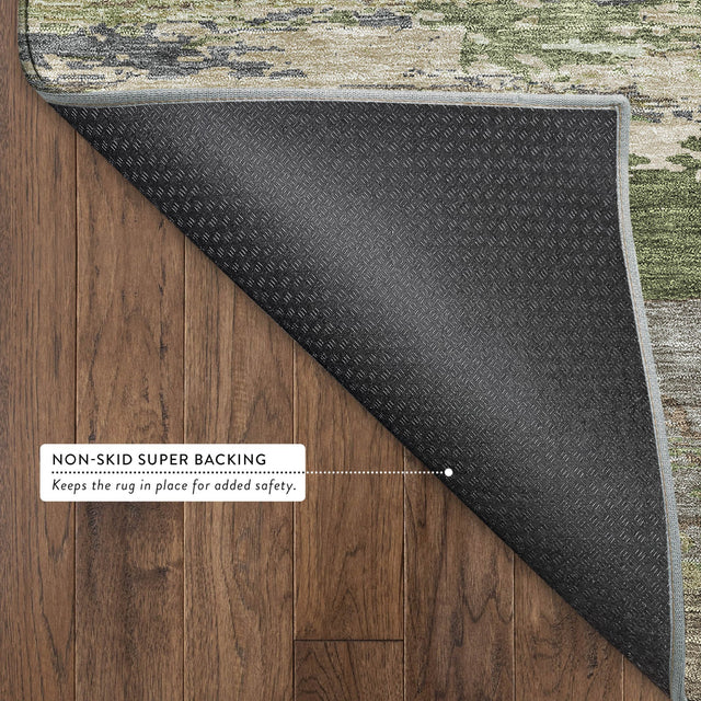 Dalyn Trevi TV8 Olive Rug backing detail