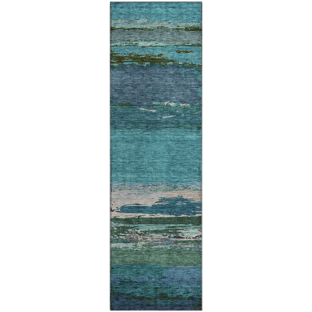 Dalyn Trevi TV8 Teal Rug runner rug