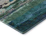 Dalyn Trevi TV8 Teal Rug corner detail