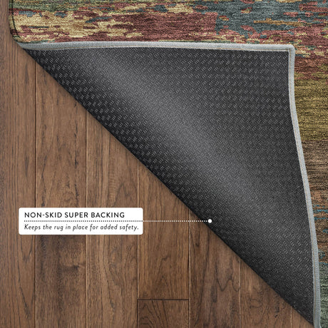 Dalyn Trevi TV8 Terracotta Rug backing detail