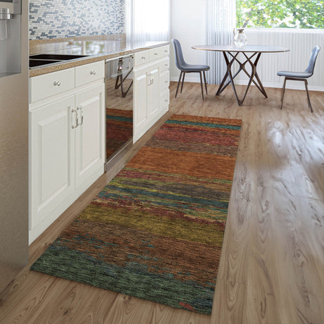 Dalyn Trevi TV8 Terracotta Rug shown in a room