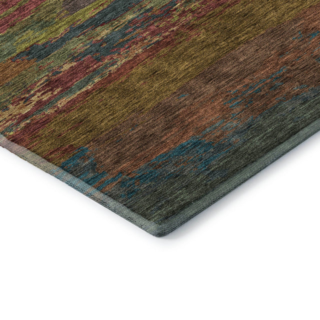 Dalyn Trevi TV8 Terracotta Rug corner detail