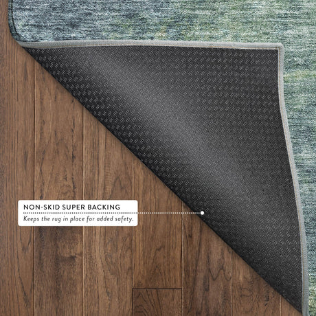 Dalyn Trevi TV9 Blue Rug backing detail
