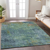 Dalyn Trevi TV9 Blue Rug shown in a room