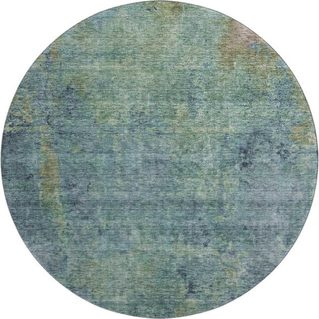 Dalyn Trevi TV9 Blue Rug round rug