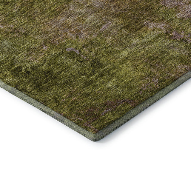 Dalyn Trevi TV9 Green Rug corner detail