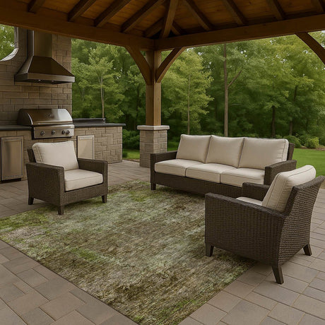 Dalyn Trevi TV9 Mocha Rug outdoor lifestyle image