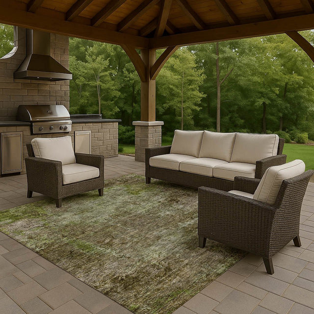 Dalyn Trevi TV9 Mocha Rug outdoor lifestyle image