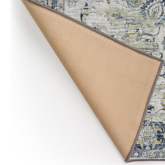 Dalyn Tuscany TU1 Silver Rug backing detail
