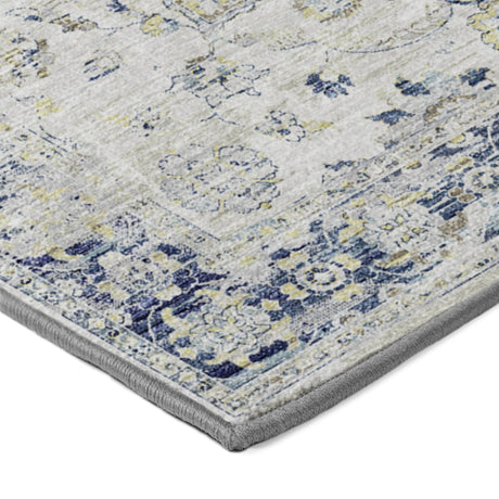 Dalyn Tuscany TU1 Silver Rug corner detail