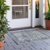 Dalyn Tuscany TU1 Silver Rug outdoor lifestyle image