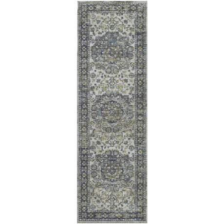 Dalyn Tuscany TU1 Silver Rug runner rug