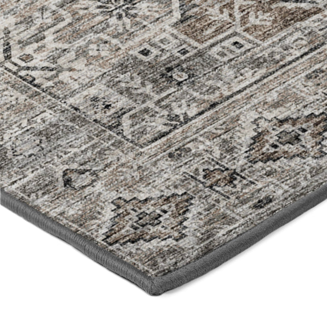 Dalyn Tuscany TU10 Gray Rug corner detail
