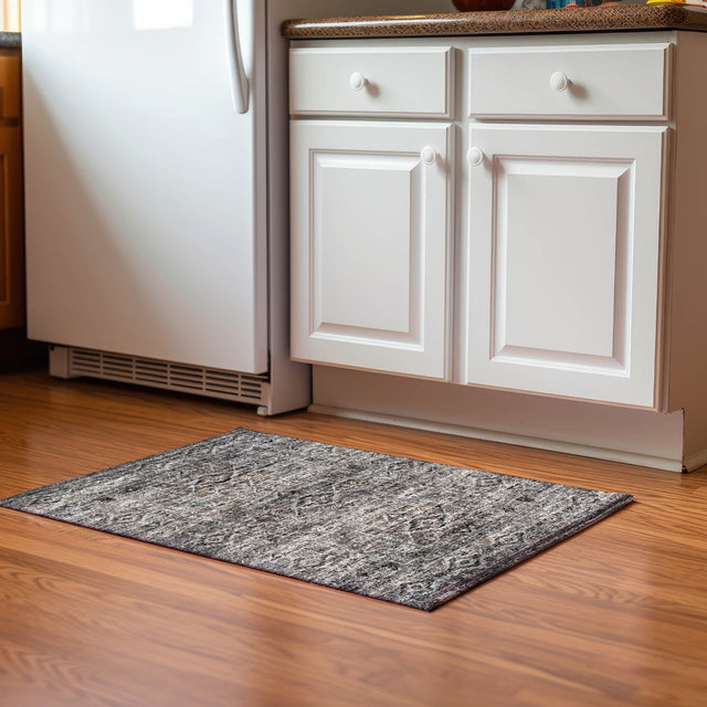 Dalyn Tuscany TU10 Gray Rug shown in a room