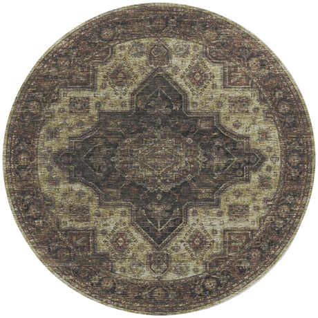 Dalyn Tuscany TU11 Beige Rug round rug
