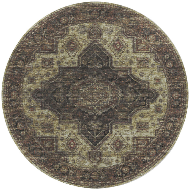Dalyn Tuscany TU11 Beige Rug round rug