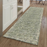 Dalyn Tuscany TU12 Green Rug shown in a room