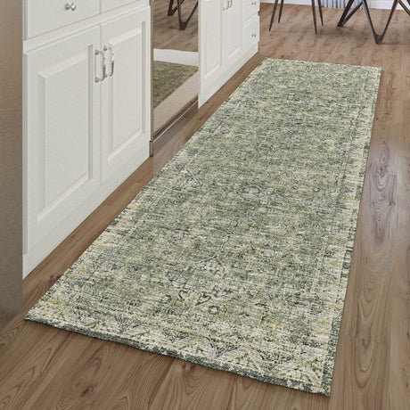 Dalyn Tuscany TU12 Green Rug shown in a room