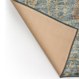 Dalyn Tuscany TU13 Teal Rug backing detail