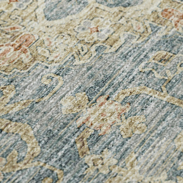 Dalyn Tuscany TU13 Teal Rug color swatch