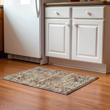 Dalyn Tuscany TU14 Paprika Rug shown in a room