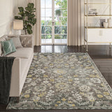 Dalyn Tuscany TU2 Gray Rug shown in a room
