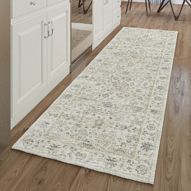 Dalyn Tuscany TU3 Ivory Rug shown in a room