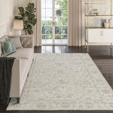 Dalyn Tuscany TU3 Ivory Rug shown in a room