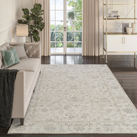 Dalyn Tuscany TU3 Ivory Rug shown in a room