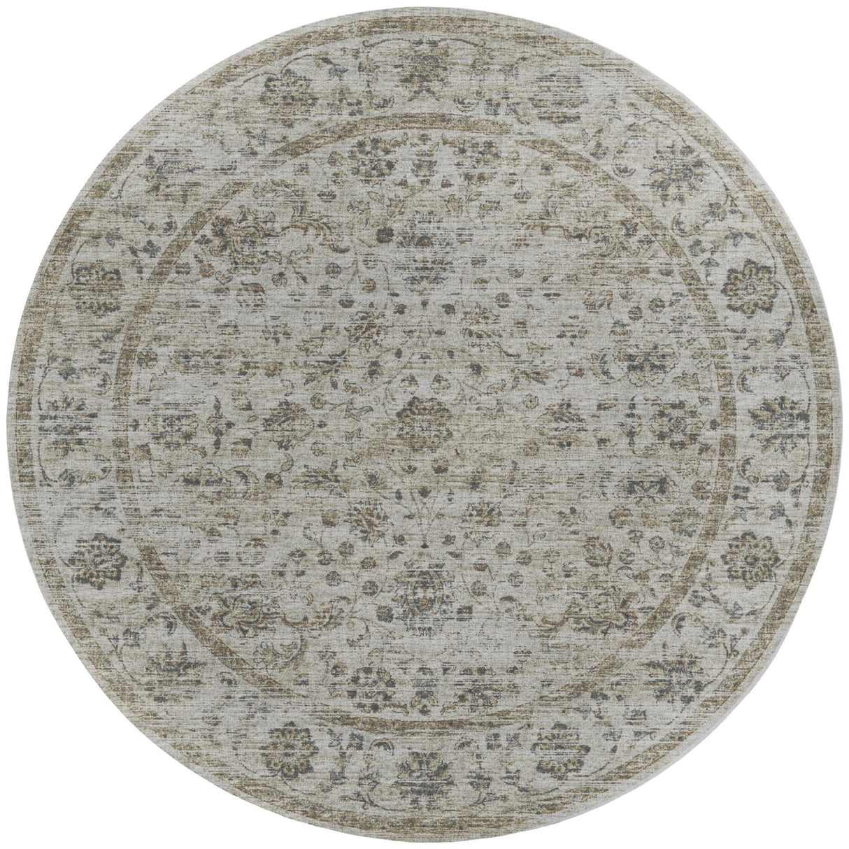 Dalyn Tuscany TU3 Ivory Rug round rug