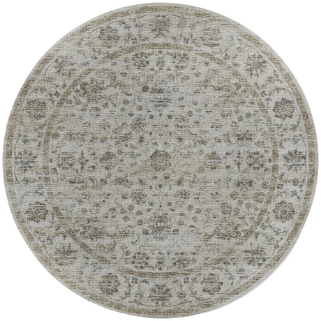 Dalyn Tuscany TU3 Ivory Rug round rug