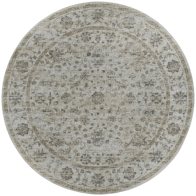Dalyn Tuscany TU3 Ivory Rug round rug