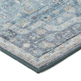 Dalyn Tuscany TU4 Blue Rug corner detail
