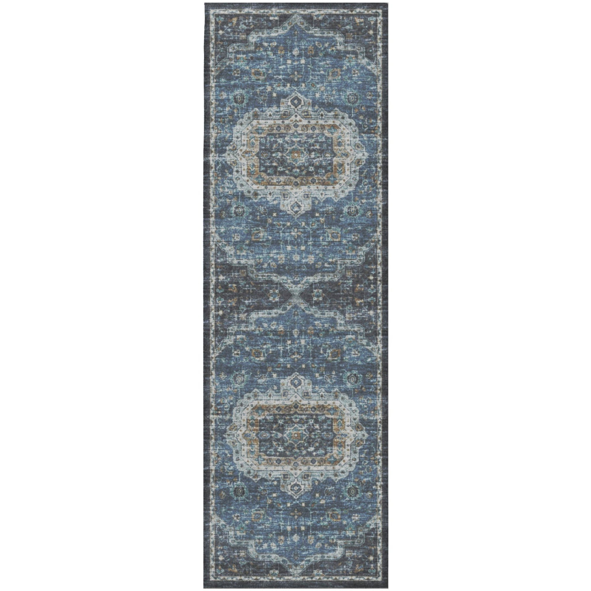 Dalyn Tuscany TU4 Blue Rug runner rug