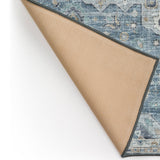Dalyn Tuscany TU4 Blue Rug backing detail