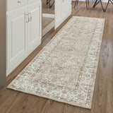Dalyn Tuscany TU5 Taupe Rug shown in a room