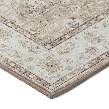 Dalyn Tuscany TU5 Taupe Rug corner detail