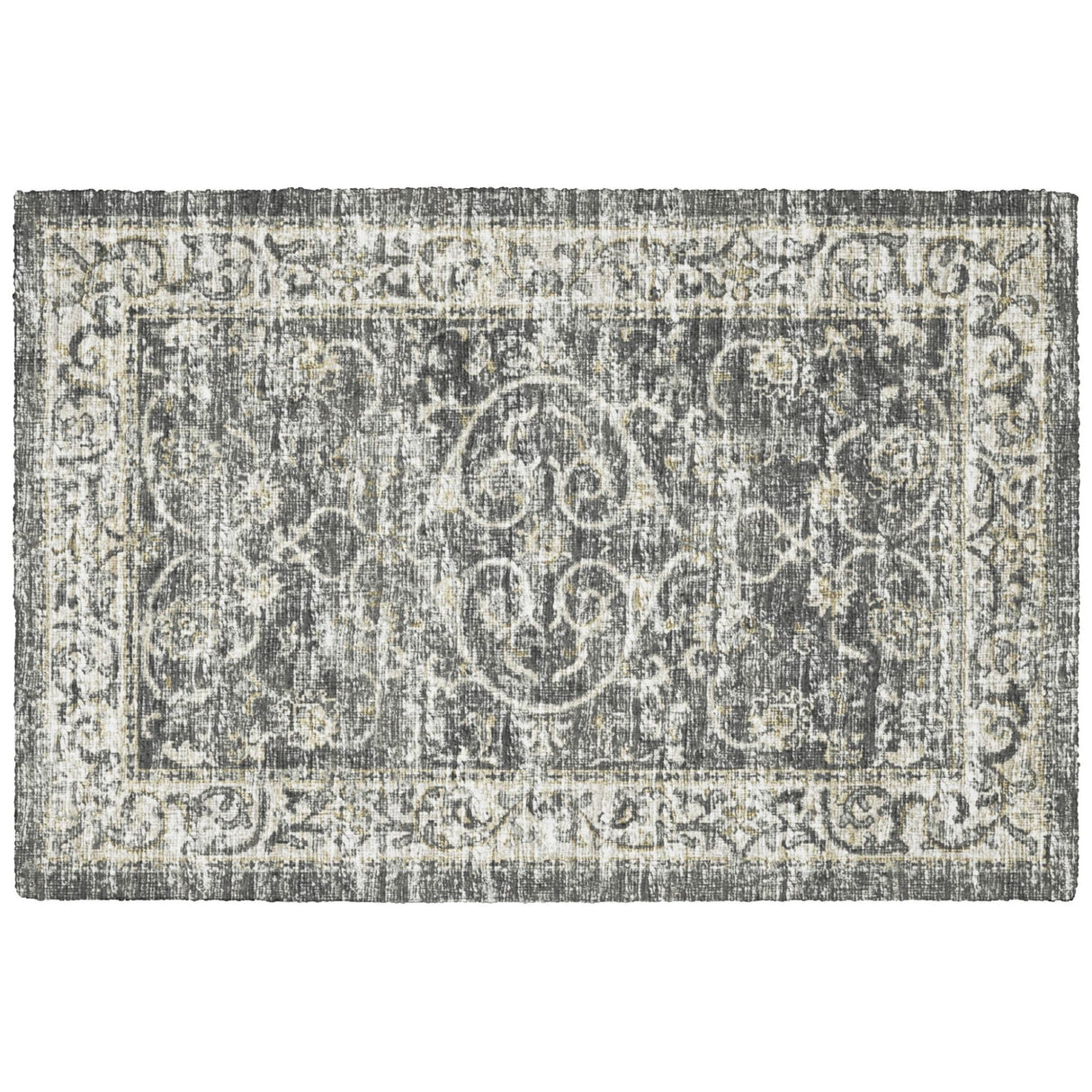Dalyn Tuscany TU6 Charcoal Rug rectangular rug