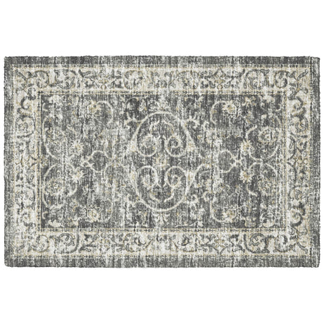 Dalyn Tuscany TU6 Charcoal Rug rectangular rug